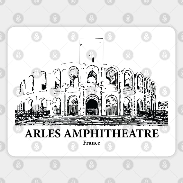 Arles Amphitheatre - France Magnet by Lakeric